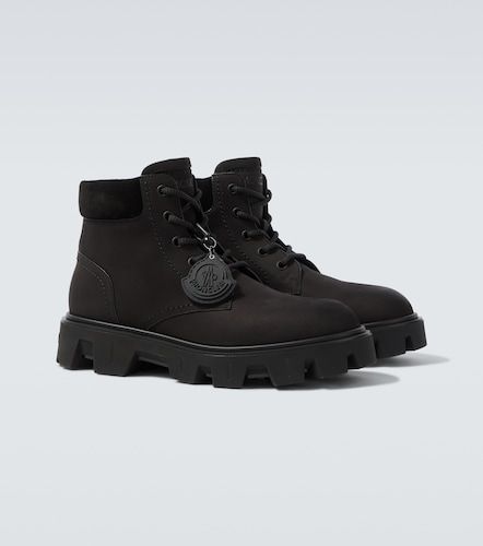 Botas con cordones Peak City de piel - Moncler - Modalova