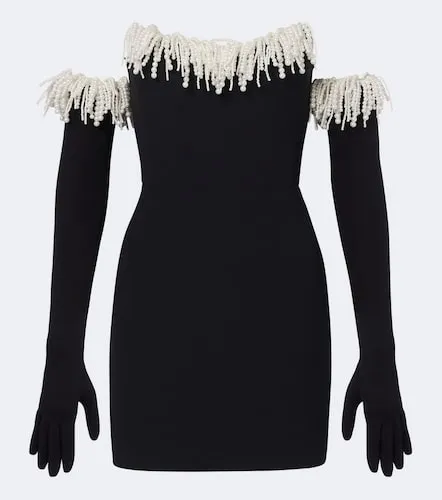 Vestido corto bustier adornado con flecos - David Koma - Modalova