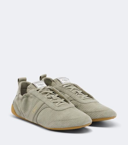 Chloé Sneakers Kick Classic aus Veloursleder - Chloe - Modalova