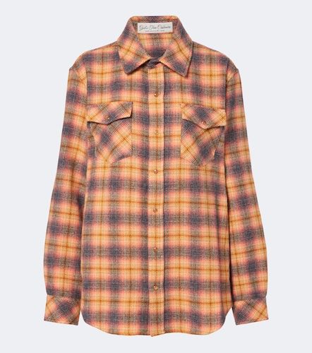 Camisa Seeker de cachemir a cuadros con cornalinas - God's True Cashmere - Modalova