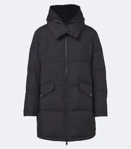 Shearling-trimmed down coat - Yves Salomon - Modalova