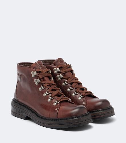 Miu Miu Leather lace-up boots - Miu Miu - Modalova