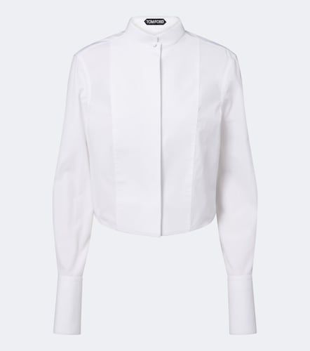 Camisa de esmoquin de popelín de algodón - Tom Ford - Modalova