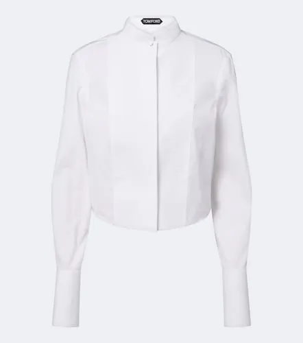Camisa de esmoquin de popelín de algodón - Tom Ford - Modalova