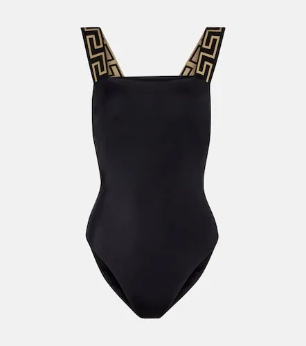 Versace Greca border swimsuit - Versace - Modalova