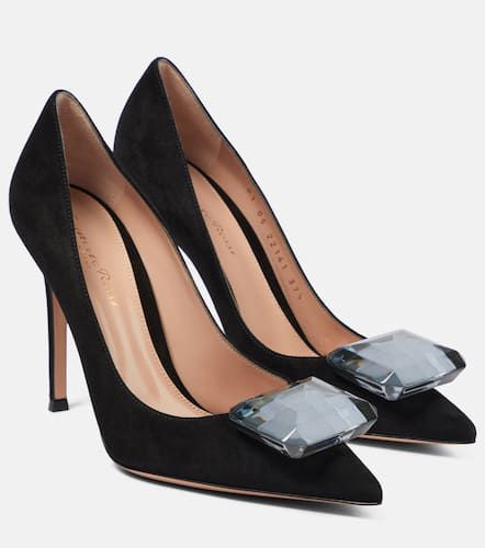 Jaipur embellished suede pumps - Gianvito Rossi - Modalova