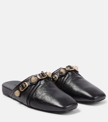 Cozy Cagole leather mules - Balenciaga - Modalova