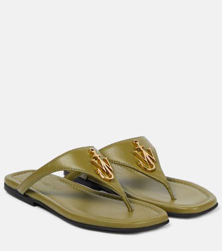 Anchor leather thong sandals - JW Anderson - Modalova