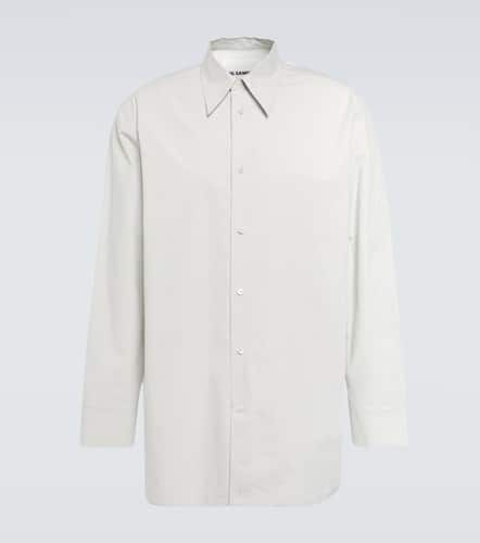 Camicia in popeline di cotone gessato - Jil Sander - Modalova