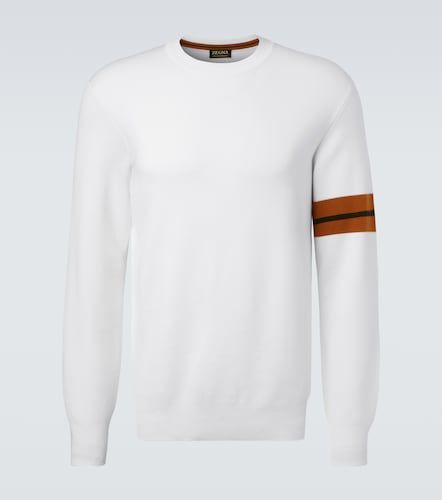 Zegna Pullover in lana a coste - Zegna - Modalova