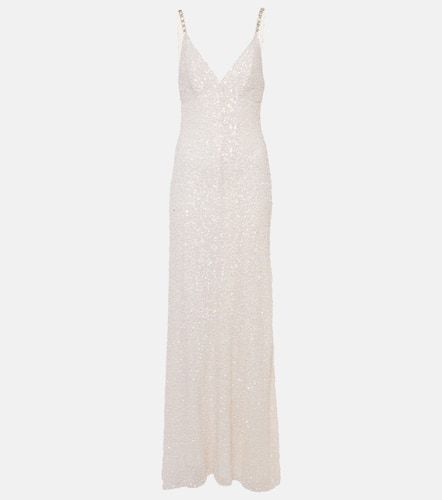 Bridal - Abito lungo Nora in seta con paillettes - Jenny Packham - Modalova