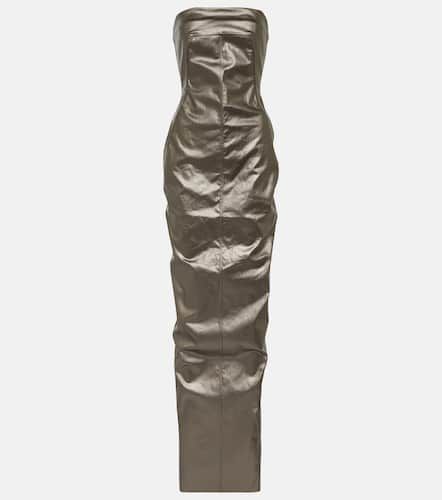 Lido corset coated denim gown - Rick Owens - Modalova