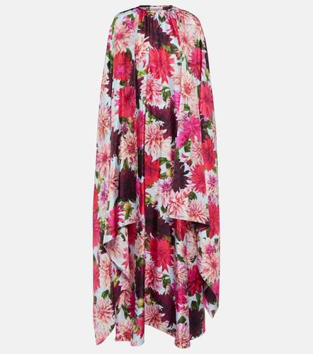 Floral silk kaftan gown - Oscar de la Renta - Modalova