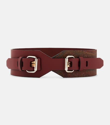 Etro Paisley leather belt - Etro - Modalova