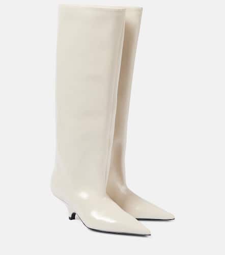 Patent leather knee-high boots - Toteme - Modalova