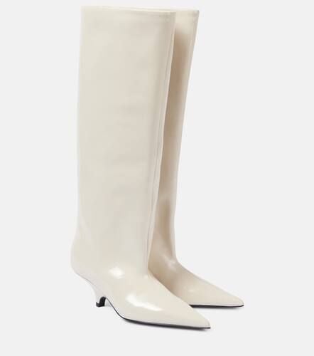 Patent leather knee-high boots - Toteme - Modalova