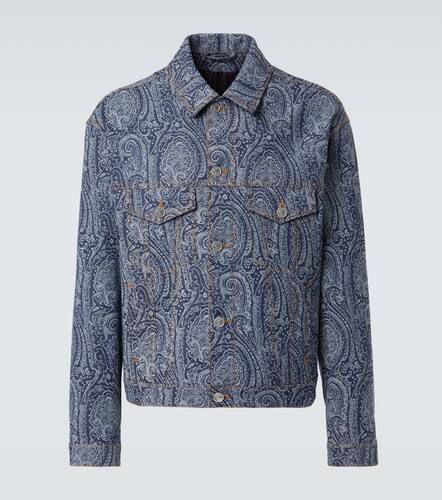 Giacca di jeans con stampa paisley - Etro - Modalova