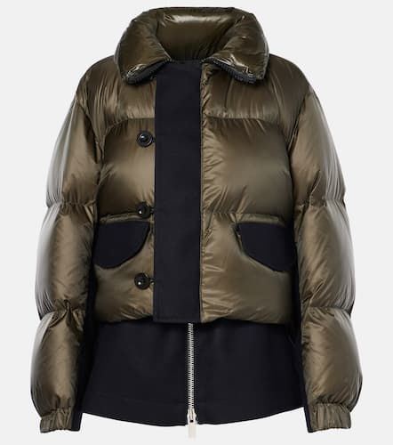 Sacai Wool-trimmed down jacket - Sacai - Modalova