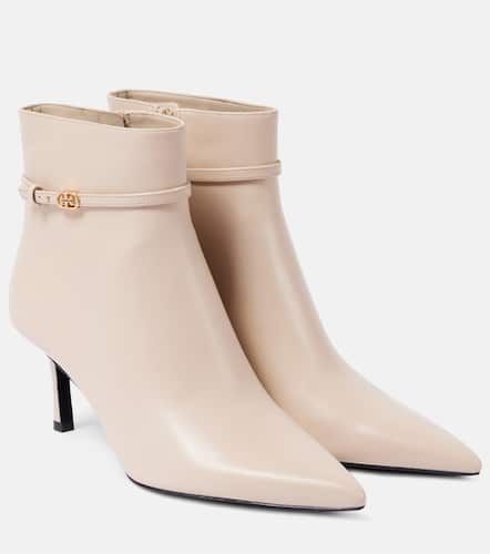 Double T Buckle 65 leather ankle boots - Tory Burch - Modalova