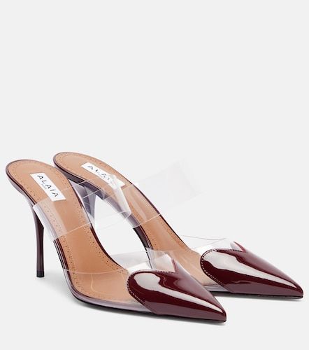 Alaïa Mules Le Cœur 90 in vernice e PU - Alaia - Modalova