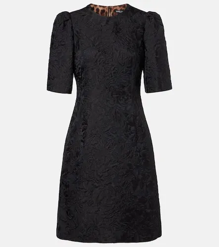 Cotton and silk-blend minidress - Dolce&Gabbana - Modalova
