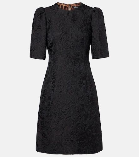 Miniabito in misto cotone e seta - Dolce&Gabbana - Modalova