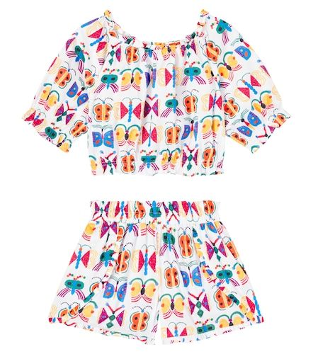 Fábula Set de top y shorts Borbo Cosmo de algodón - Fabula - Modalova