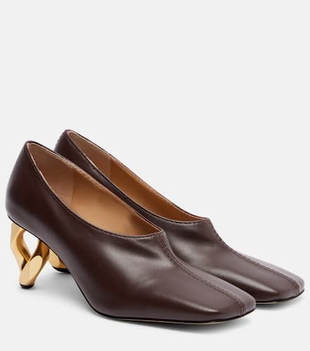 JW Anderson Chain 75 leather pumps - JW Anderson - Modalova