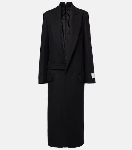 Single-breasted wool-blend coat - Victoria Beckham - Modalova