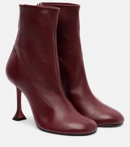 Botines Iris 95 de piel - Amina Muaddi - Modalova