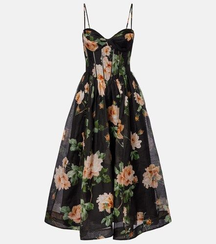Abito bustier Luna in organza di lino e seta - Zimmermann - Modalova