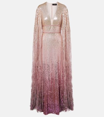 Easy Breezy sequined caped gown - Jenny Packham - Modalova