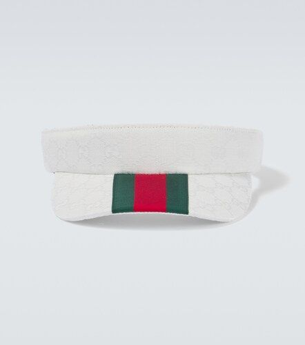 Gucci Web Stripe GG Canvas visor - Gucci - Modalova