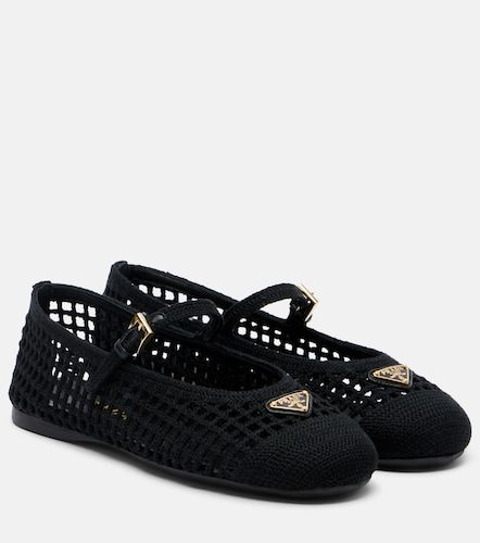 Bailarinas Mary Jane de croché - Prada - Modalova