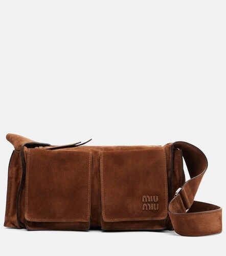 Utilitaire suede shoulder bag - Miu Miu - Modalova