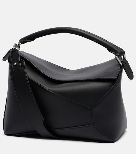 Puzzle Edge Medium leather top-handle bag - Loewe - Modalova