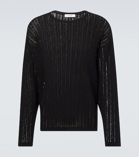 Pullover Pointelle in cotone e lino - Commas - Modalova