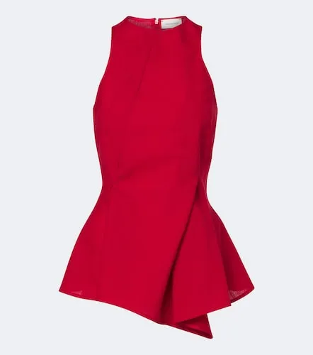Asymmetric virgin wool top - Magda Butrym - Modalova