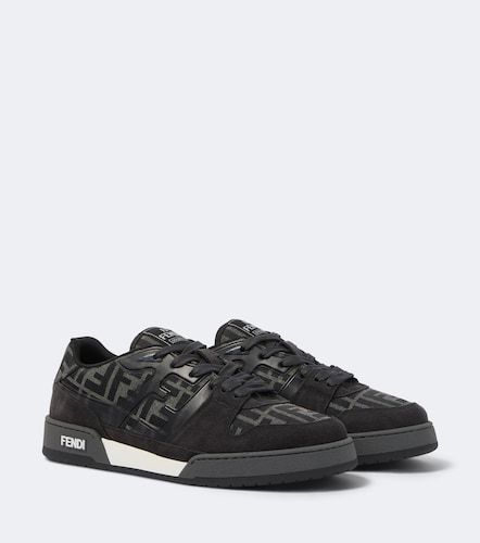 Sneakers Match FF Zucca con suede - Fendi - Modalova