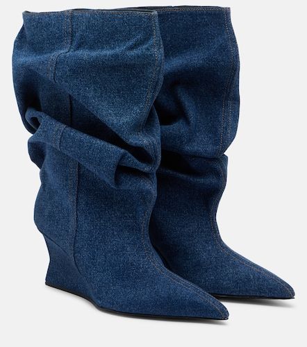 Balmain Denim ankle boots - Balmain - Modalova