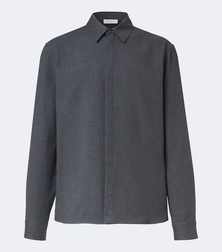 Camicia Abbe in cotone e cashmere - Gabriela Hearst - Modalova