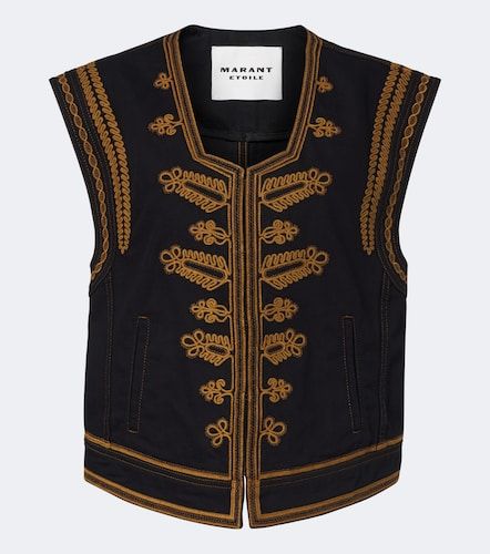 Bestickte Weste Edmee aus Denim - Marant Etoile - Modalova