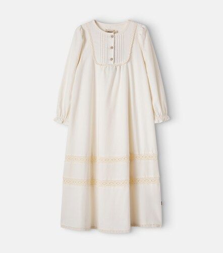 Vestido Lucia de algodón con croché - Wheat - Modalova