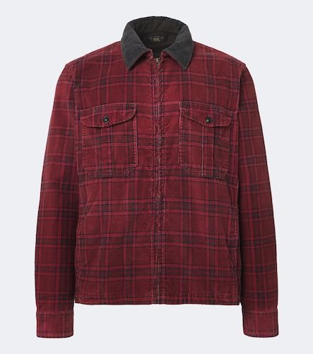 Giacca camicia in velluto a coste di cotone - RRL - Modalova