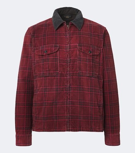 RRL Plaid cotton corduroy overshirt - RRL - Modalova