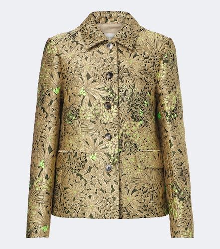 Floral jacquard jacket - Dries Van Noten - Modalova