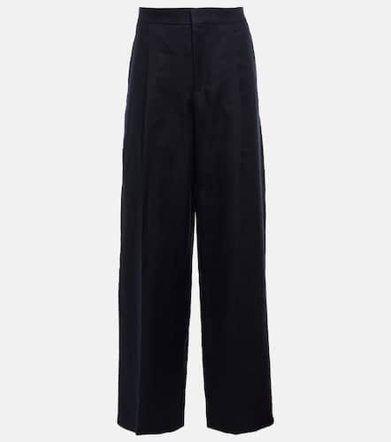 ChloÃ© Wide-leg linen drill pants - Chloe - Modalova