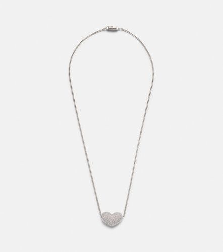 Eéra Collar Heart de oro blanco de 18ct con diamantes - Eera - Modalova