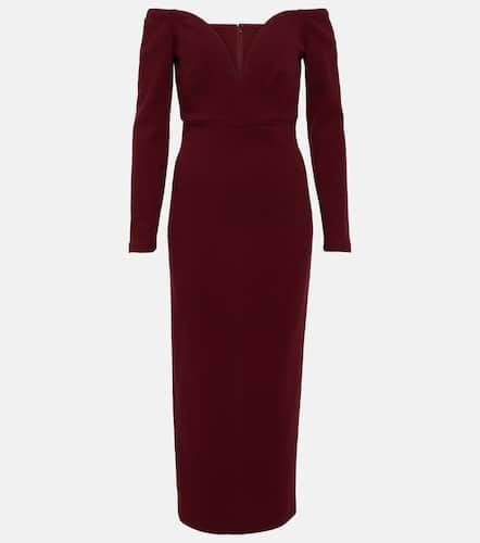 Off-Shoulder-Midikleid aus Wolle - Roland Mouret - Modalova