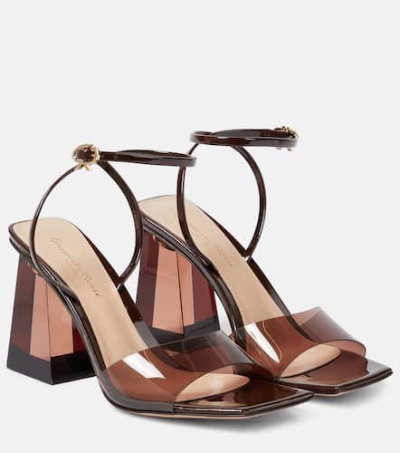 Cosmic 85 leather-trimmed PVC sandals - Gianvito Rossi - Modalova